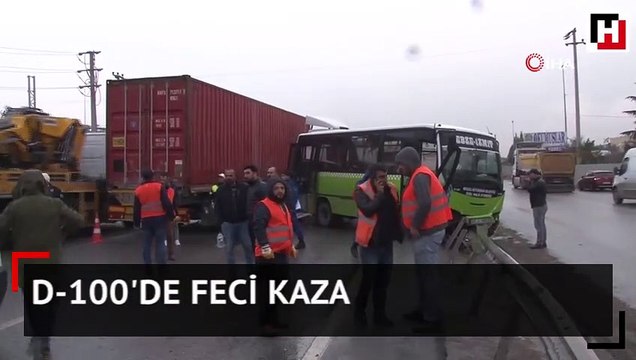 D-100'de feci kaza