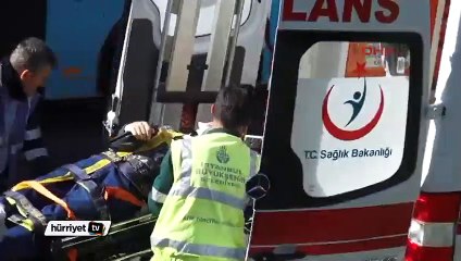 D-100'de zincirleme kaza