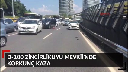 İstanbul'da korkunç kaza...