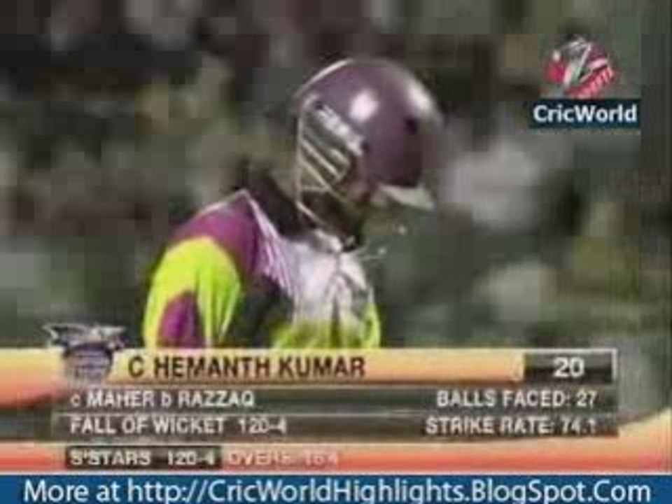 ICL: 7th Match - Part 2 Superstars v Heroes Hil...