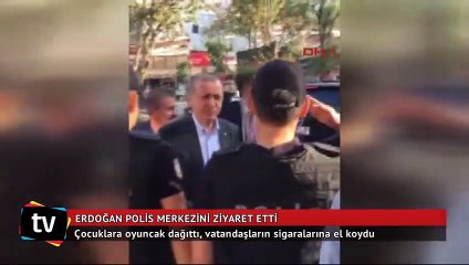 Cumhurbaşkanı Erdoğan'dan sürpriz ziyaret