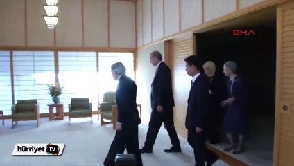 Cumhurbaşkanı Erdoğan, Japon İmparatoru ile görüştü