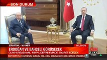 Cumhurbaşkanı Erdoğan'dan MHP lideri Bahçeli'ye nezaket ziyareti