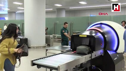 İstanbul Havalimanı'nda "CT Tomografik Bagaj Tarama Sistemi"  dönemi