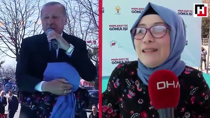 Cumhurbaşkanı Erdoğan'ın sahneye davet ettiği Şevval, o anları anlattı