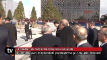 Cumhurbaşkanı Erdoğan'dan Taksim Meydanı'nda inceleme