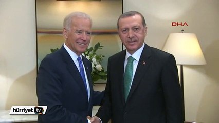 Cumhurbaşkanı Erdoğan, ABD başkan yardımcısı Joseph Bıden ile görüştü