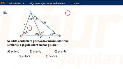 Geometri - Kenar Bağlantıları - Test Soru : 18