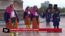 Taksim Cumhuriyet Anıtı'nda tören düzenlendi