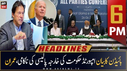 ARY News Prime Time Headlines | 6 PM | 15th October 2022
