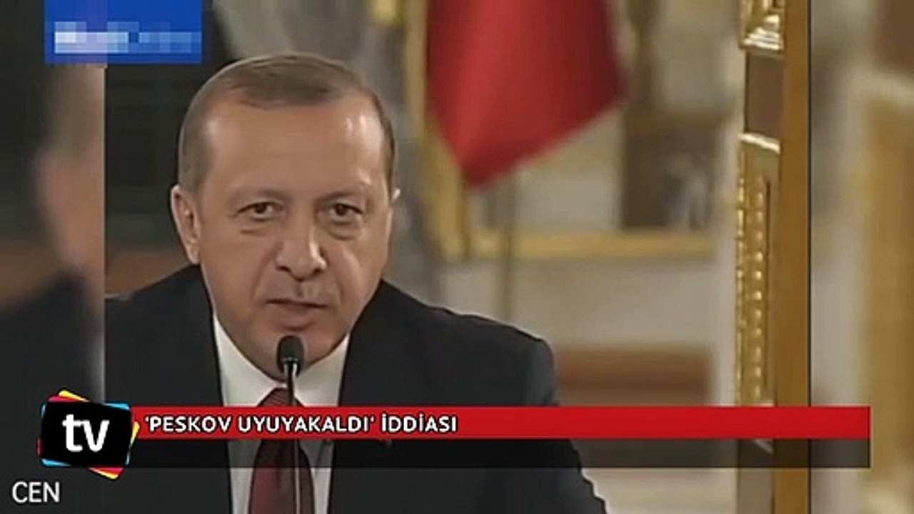 ‘Peskov uyuyakaldı’ iddiası