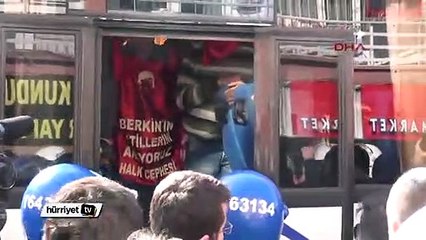 Cumhurbaşkanlığı Sarayı'na gitmek isteyen gruba polis müdahalesi