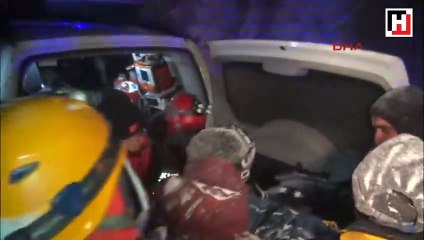 Uludağ'da kaybolan 5 dağcı, 5 saatte kurtarıldı