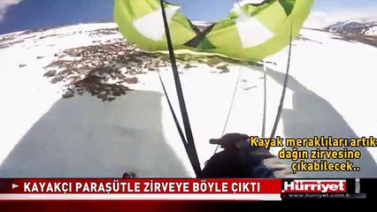 ARTIK DAĞDAN YUKARI DA KAYAK YAPILABİLECEK