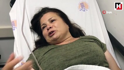 Kadın öğretmene darp anı kamerada