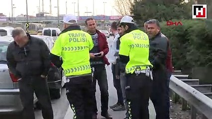 D-100'de zincirleme trafik kazası: yaralılar var