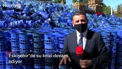 Eskişehir'de su krizi devam ediyor