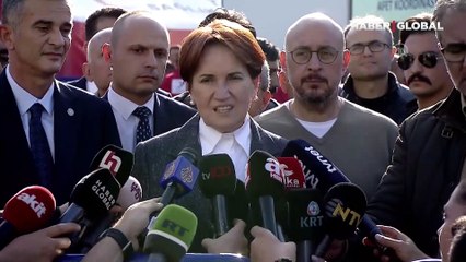 İYİ Parti Genel Başkanı Akşener: "Allah bu acıları bir daha yaşatmasın"