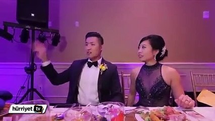 Gelin ve Damadın muhteşem dans gösterisi