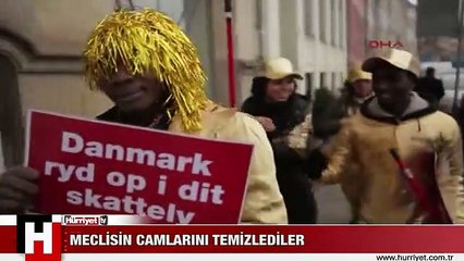 DANİMARKA'DA İLGİNÇ EYLEM