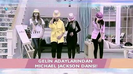 Gelin adaylarından Michael Jackson dansı