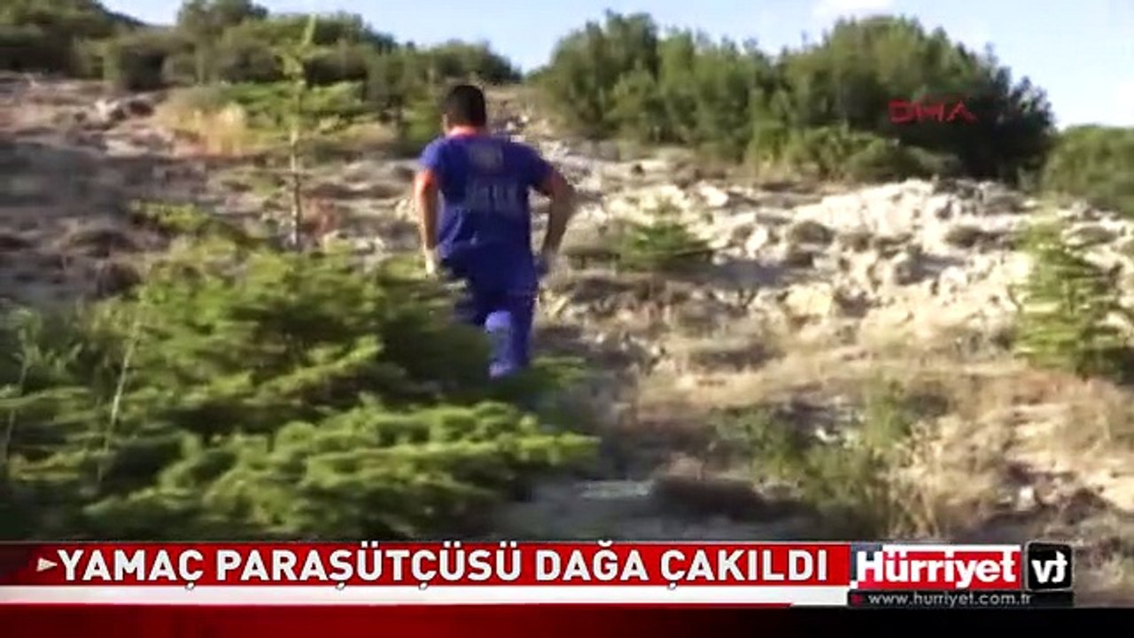İŞADAMI PARAŞÜTLE DAĞA ÇAKILDI