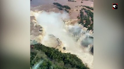 Así están las Cataratas del Iguazú