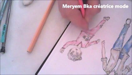 Dessin vêtements enfant étape par étape  رسم ازياء اطفال خطوة بخطوة