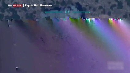 SİHA'lar terör örgütü elebaşının posterini böyle vurdu