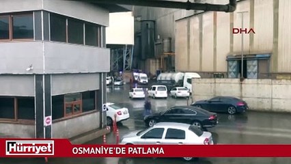Osmaniye'deki bir demir çelik fabrikasında patlama