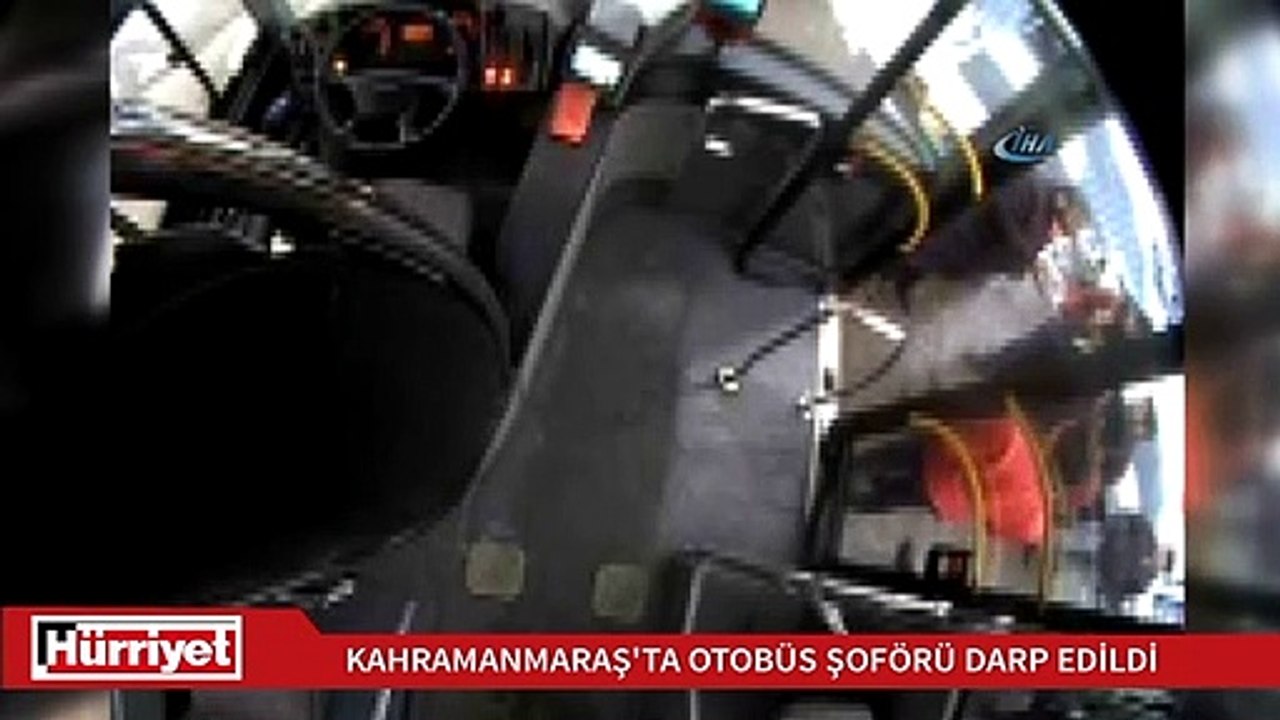 Otobüs şoförü böyle darp edildi