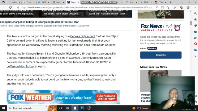 Georgia teen football star Elijah DeWitt's accused killers make first court appearance hours before funeral