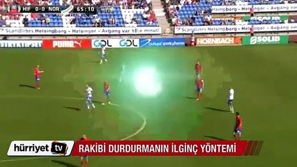 Rawez Lawan rakip futbolcunun kramponunu alarak kaçtı