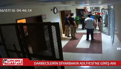 Darbecilerin Diyarbakır Adliyesi'ne giriş anı