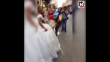 Düğünde kopan davulcu!