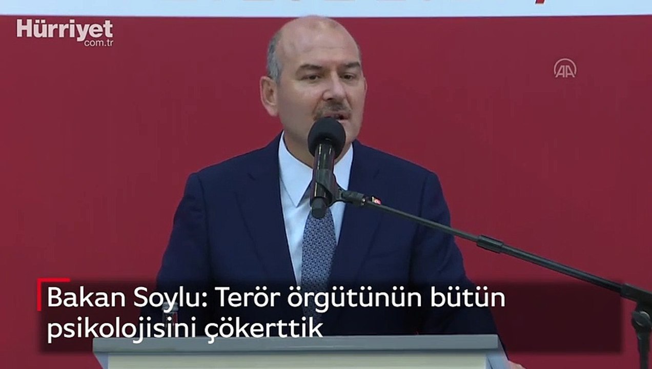 Bakan Soylu: Terör örgütünün bütün psikolojisini çökerttik