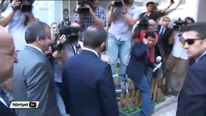 Davutoğlu'nun HDP ziyareti başladı