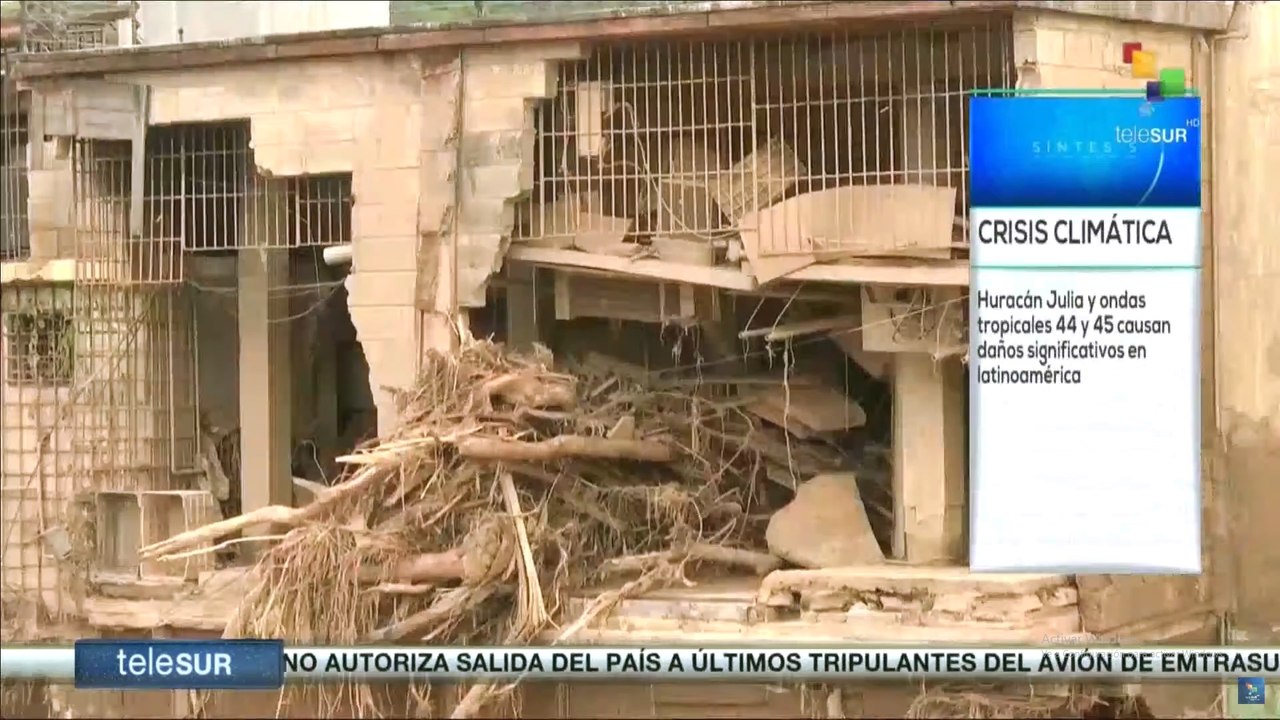 Síntesis 15-10: Crisis climática causas estragos en Latinoamérica