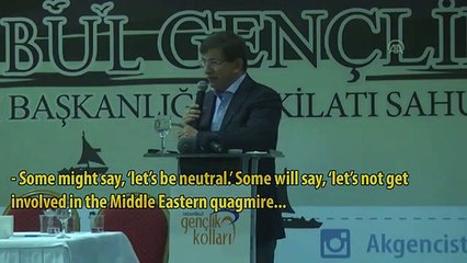 Turkish FM criticizes the characterization of the Middle East as a 'quagmire'