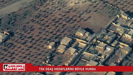 TSK DEAŞ hedeflerini böyle vurdu!