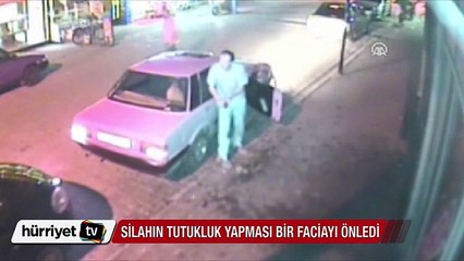 Tutukluk yapan silah faciayı önledi