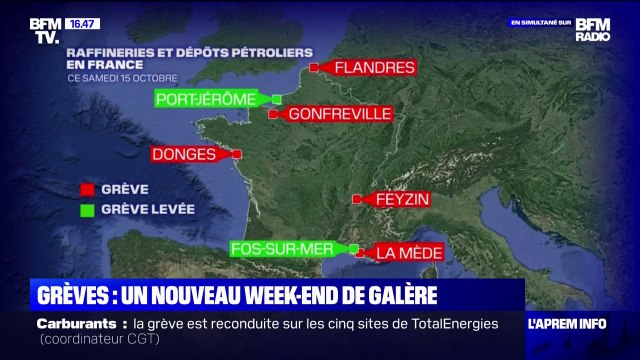 Carburants: côté CGT, la grève est prolongée jusqu'à mardi