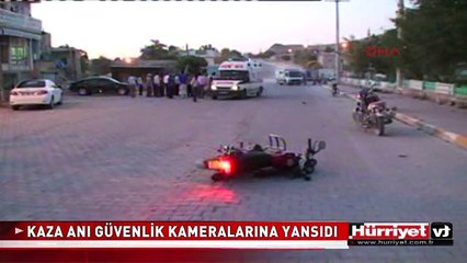 DEDE VE TORUNUN YAPTIĞI FECİ KAZA KAMERADA