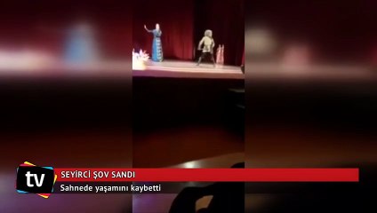 Sahnede yaşamını kaybetti seyirci şov sandı