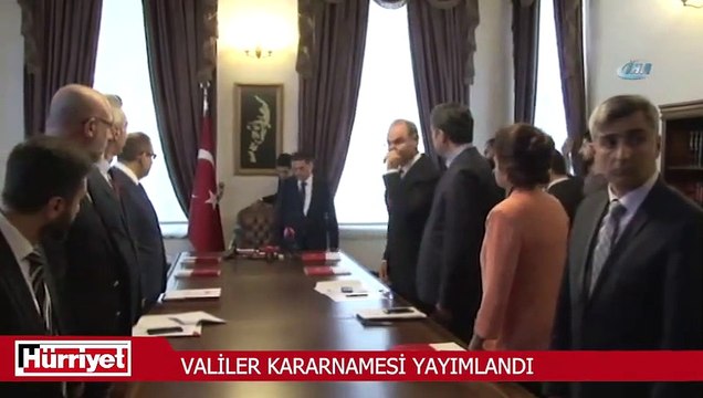 Valiler Kararnamesi yayımlandı: 20 vali merkeze alındı