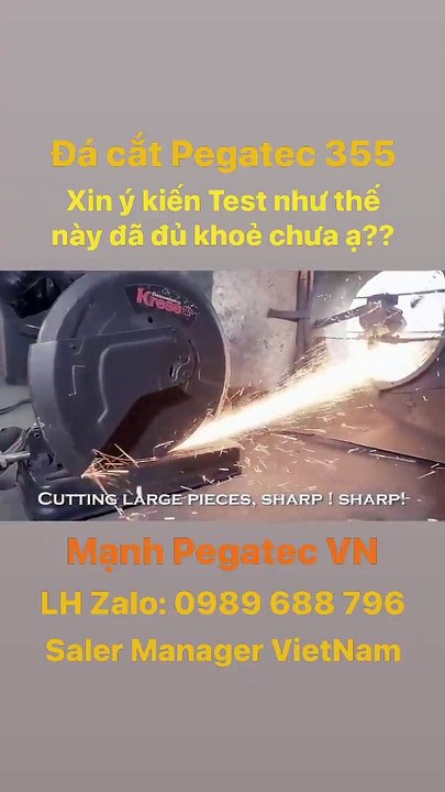 đá cắt kim loại inox chất lượng cao. tiêu chuẩn châu âu. đá cắt số 1 việt nam Pegatec