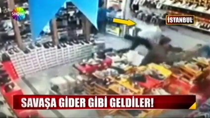 Savaşa gider gibi geldiler!