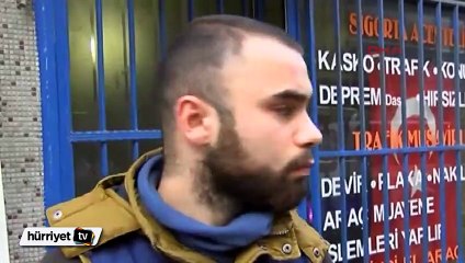 Esnaftan güvenlik kamerası görüntüleriyle "polis dayağı" iddiası