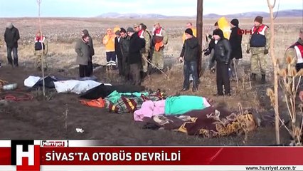 SİVAS'TA FACİA GİBİ KAZA: 9 ÖLÜ