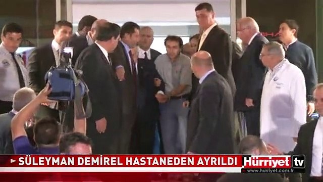 SÜLEYMAN DEMİREL HASTANEDEN AYRILDI